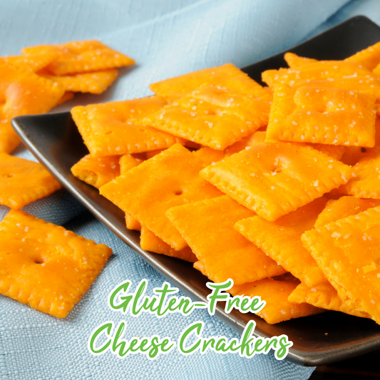 Crunchy Gluten-Free Cheese Crackers with Tonomi's Cassava Flour