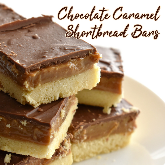 Irresistible Chocolate Caramel Shortbread Bars with Tonomi's Cassava Flour