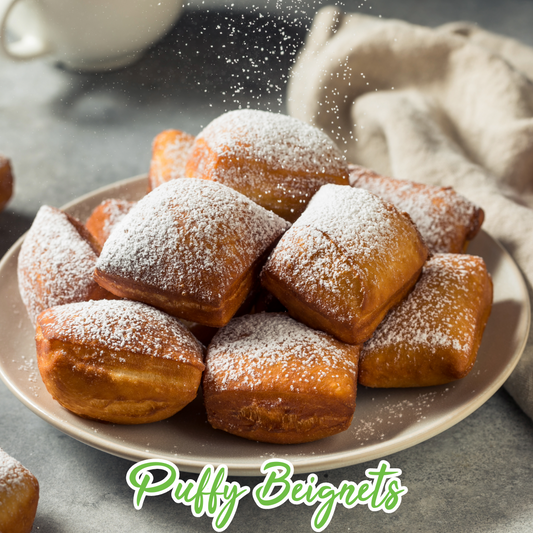 Fluffy and Delicious Puffy Beignets with Tonomi's Cassava and Tapioca Flour