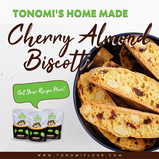Healthy + Delicious Snack: Cherry Almond Biscotti