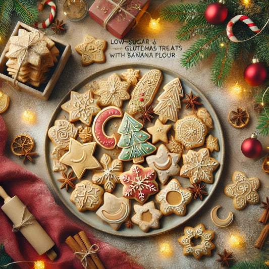 Low-Sugar and Gluten-Free Christmas Treats with Banana Flour