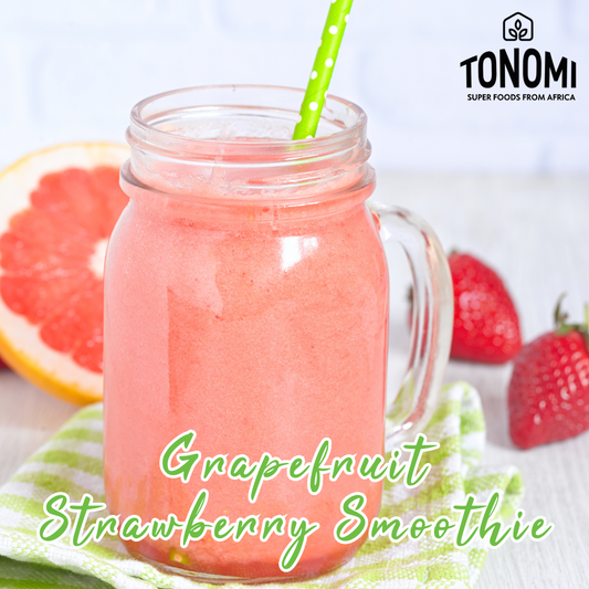 Tonomi Super Foods - Tangy Twist Smoothie: Grapefruit Strawberry Bliss 