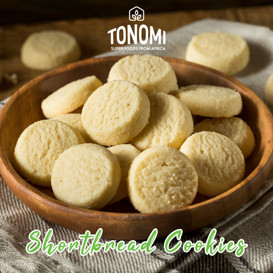 Tonomi Super Foods - Plantain Flour Delight: Gluten-Free Shortbread Cookies
