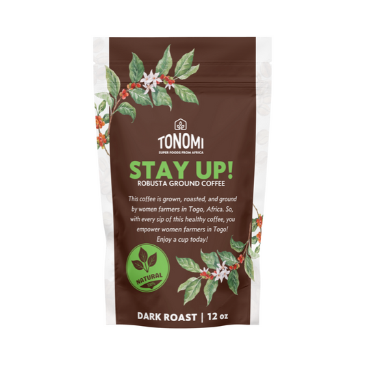 Tonomi's Dark Roast Ground Coffee | Bold, Rich, and Smooth Flavor