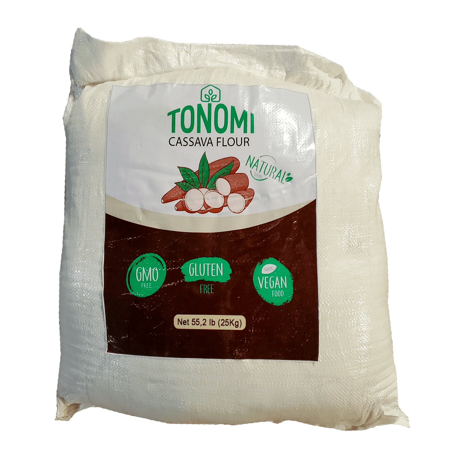 Tonomi Organic Cassava Flour (25 kg)